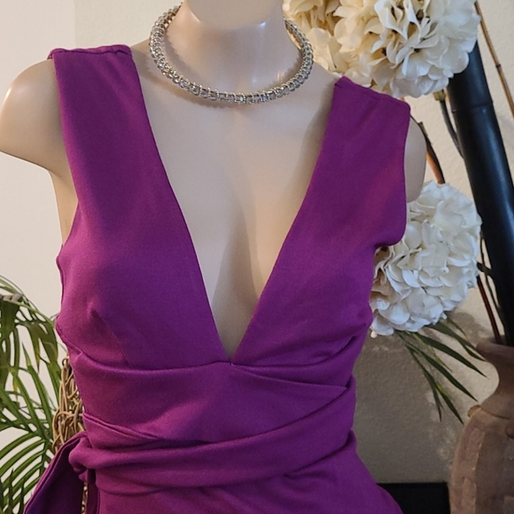 NEW LULUS SUMMER PINK TIE  DRESS  BEAUTIFUL XS - Picture 9 of 16